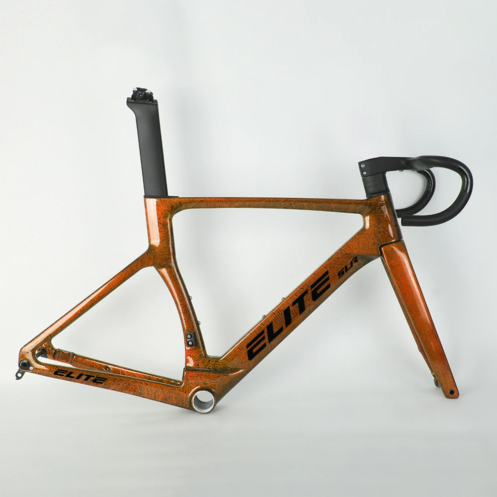 النخبة 700*32C سباق الطريق إطار دراجة هوائية خفيفة الوزن T1000 ألياف الكربون الطريق دراجة إطارات من خلال المحور مكبح قرصي 7 ألوان مخفية