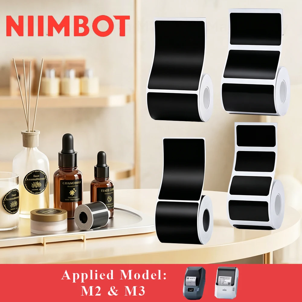 Commercial Label Printing Machine - Термотрансферные этикетки NIIMBOT M2 M3 черные