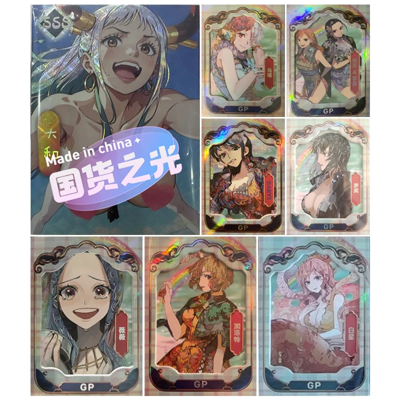 Anime One Piece Yamato Uta Nefertari D Vivi Nico Robin Nami Shirahoshi Collection Cards Świąteczne prezenty urodzinowe Zabawki dla dzieci