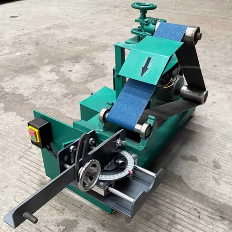 Pure copper electric chamfering machine can grind stair handrails and steel pipe railings.