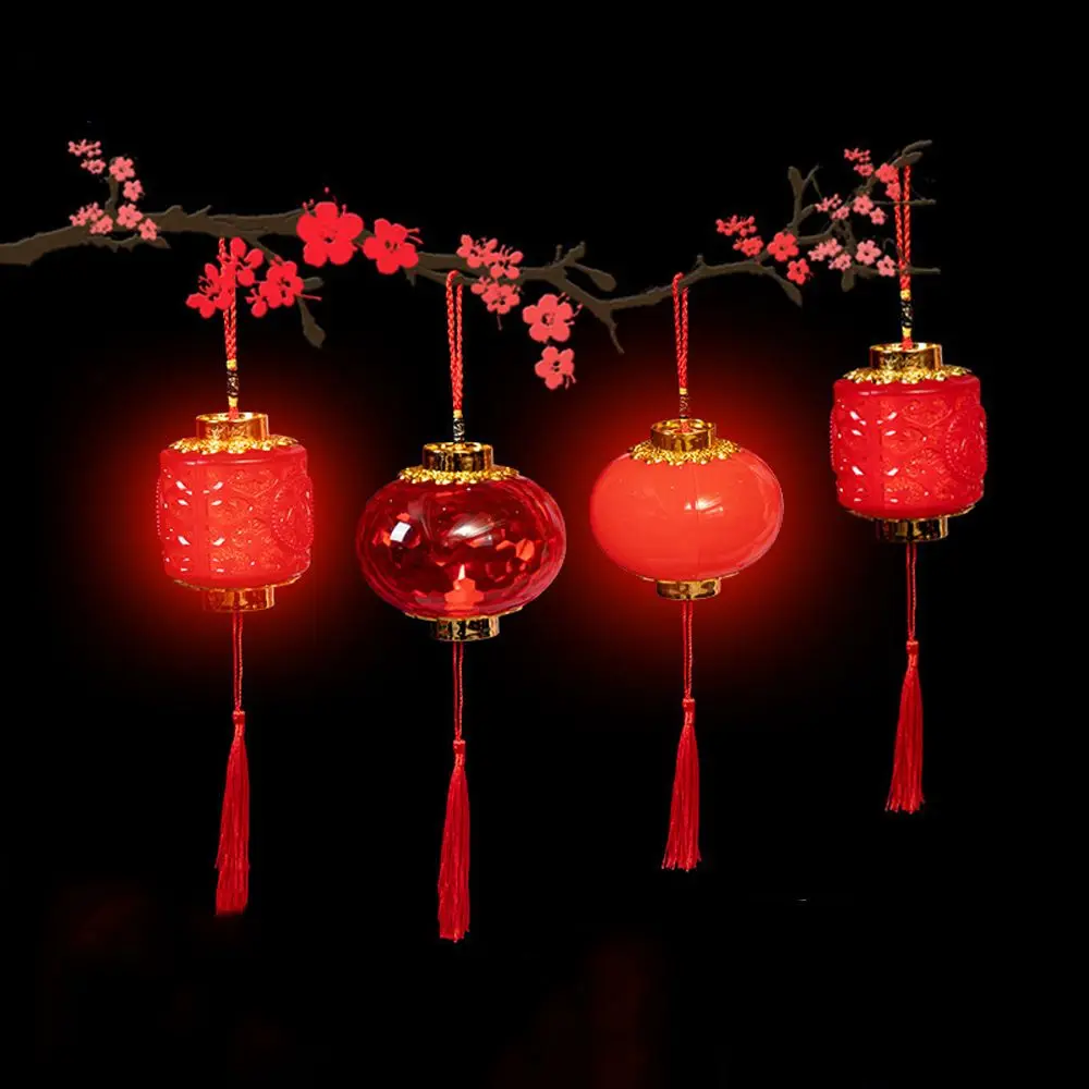 

LED luminous Party Decor Antique Lantern Wall-mounted Chinese Lantern Flower Light Lamp Glowing Lanterns Hand-Held Luminous