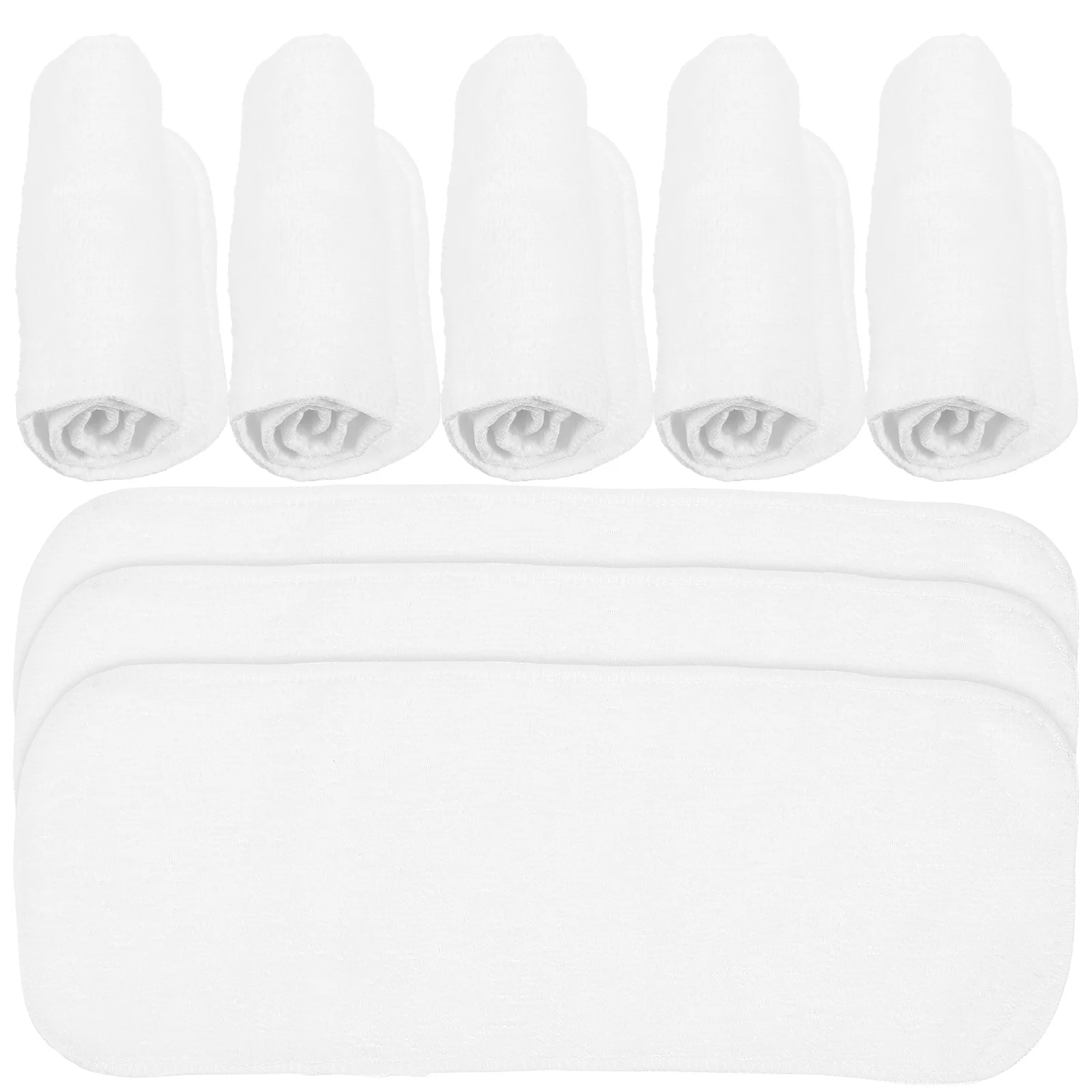 

8Pcs Baby Cloth Diapers Liners Reusable Washable Cloth Diaper Inserts for Newborn Infant Reusable Diaper Liner