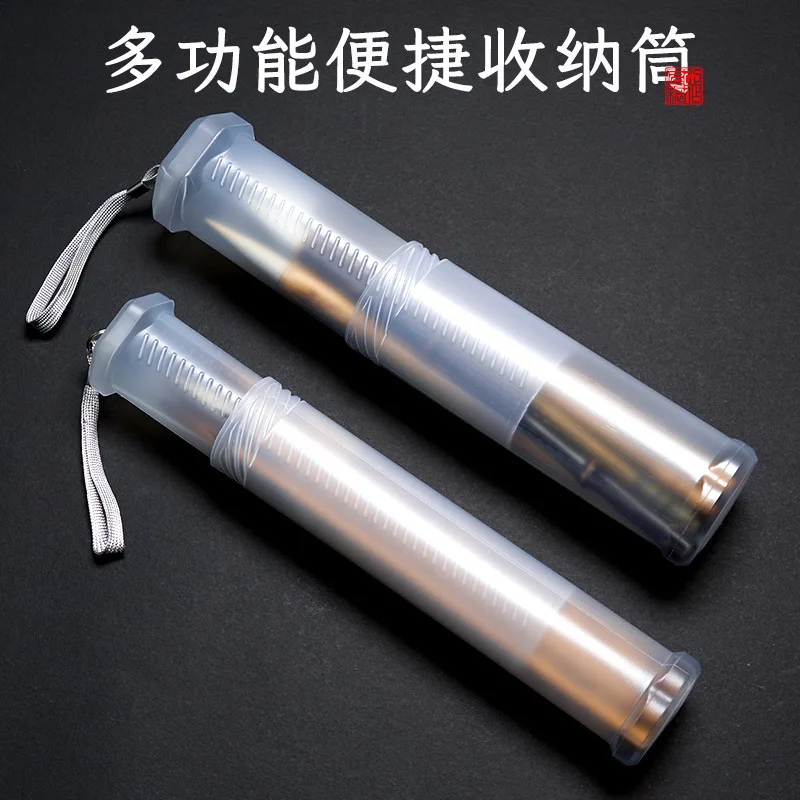 

4Pcs Portable Lightweight Storage Tubes for Watercolor Brushes and Painting Tools with Spiral Design Artist Storage Box