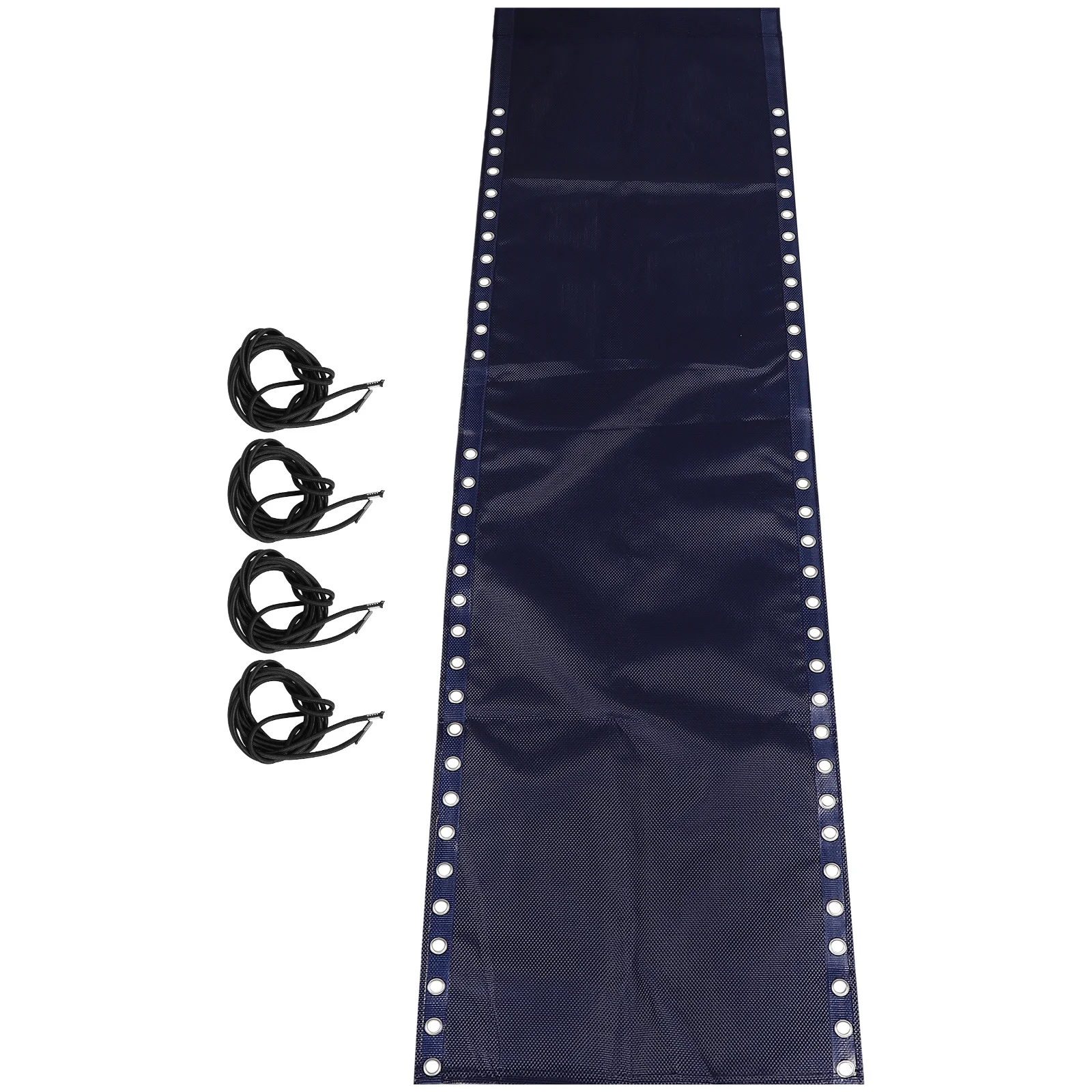 

5Pcs Folding Lounger Replacement Fabric Set Outdoor Deck Recliner Cloth Blue Repair Breathable Chairs Camping Patio Furniture