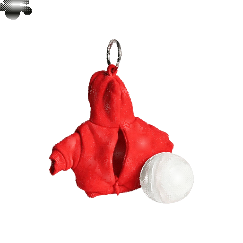 

Soft Squeeze Mini Hoodie Keychain Elastic Soft Portable Stress Ball Keychain Creative Fashion Hoodie Design Squeeze Fidget Toy
