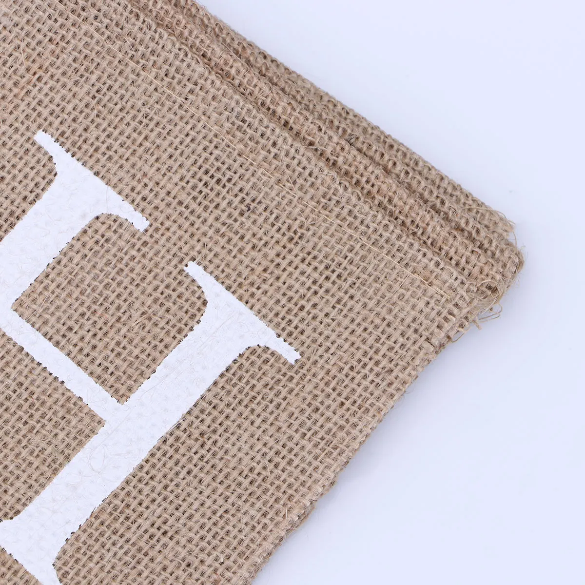 

Happy Fall Letters Bunting Banner Linen Burlap Swallowtail Pull Flag Thanksgiving Party Decoration Wall Window Mantel