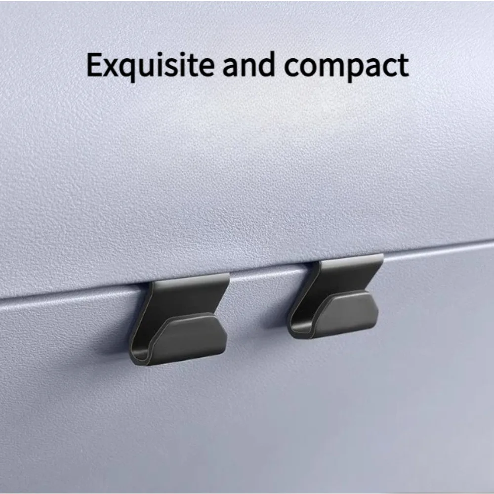 4pcs Car Front Passenger Hook Glove Box Multi-functional Automotive Storage Hook Interior Car Hook