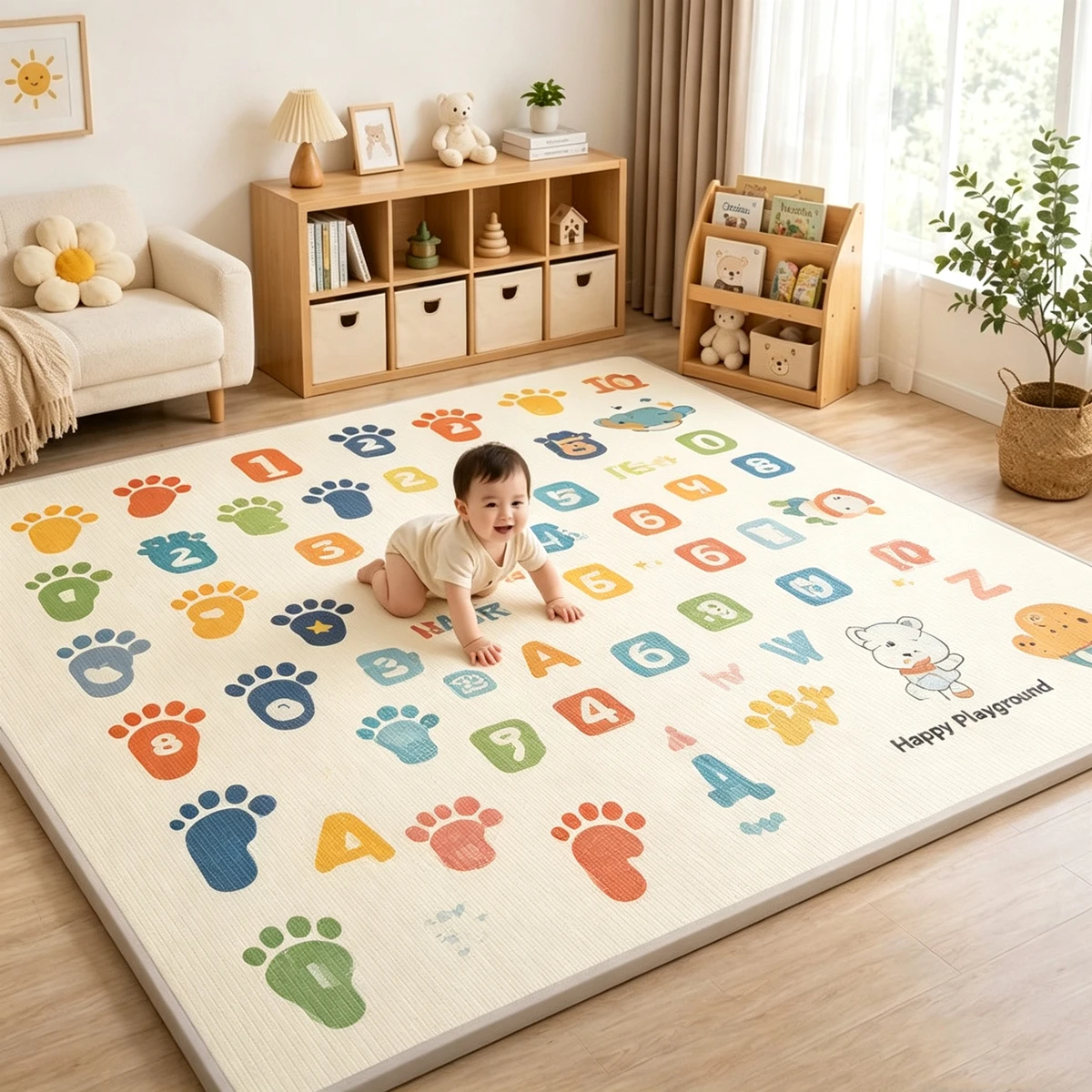 

Baby Crawling Play Mat 10 Styles and 5 Sizes Non-toxic New EPE Thick Folding Carpet Play Mat for Children's Mats Safety Kid Rugs