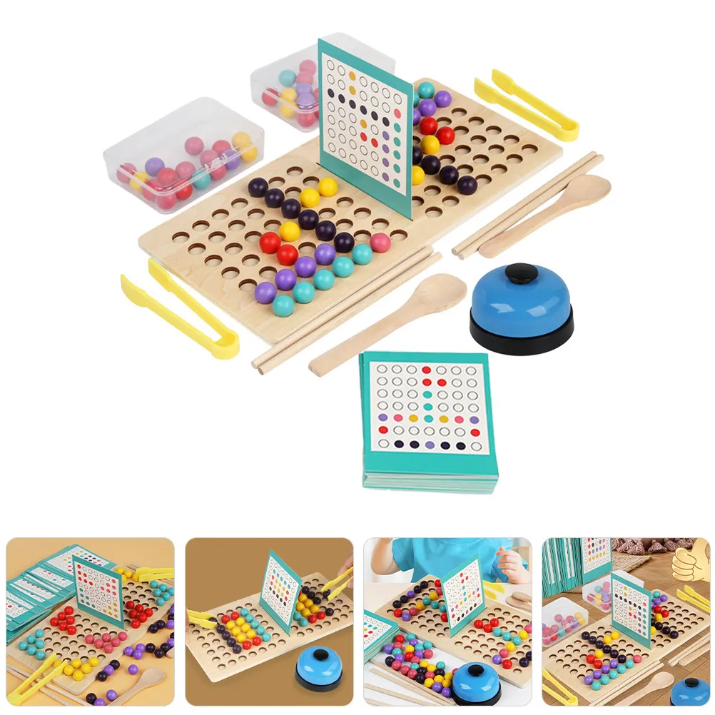 

Kindergarten Toys Kids Learning Children Fine Motor Clips Beads Funny Toddler For Toddlers Children's Beading Games