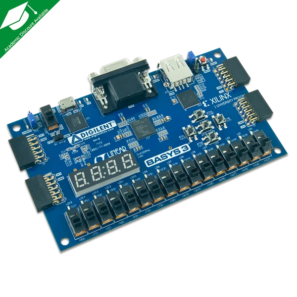 Basys3 Artix-7 scheda di sviluppo Xilinx FPGA apprendimento XUP Digilent