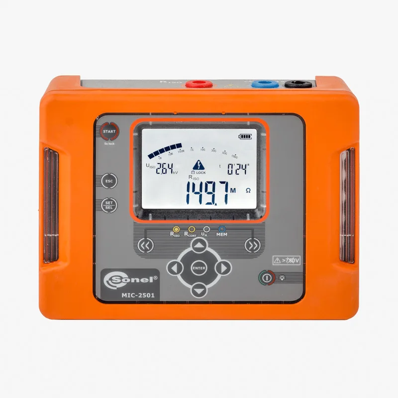 2026/Sonel Mic-2501 Insulation Resistance Tester Electronic Measuring Instrument Imported 5W Resolution 0.1 1 Year Warranty