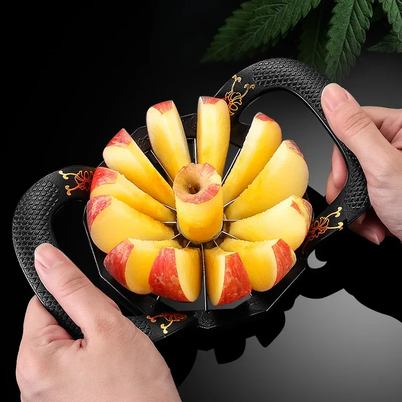 Apple Corer,8/12-Blade Extra Large Apple Slicer, Heavy Duty Stainless Steel Apple Cutter and Divider，Easy to Use, Time-Saving.