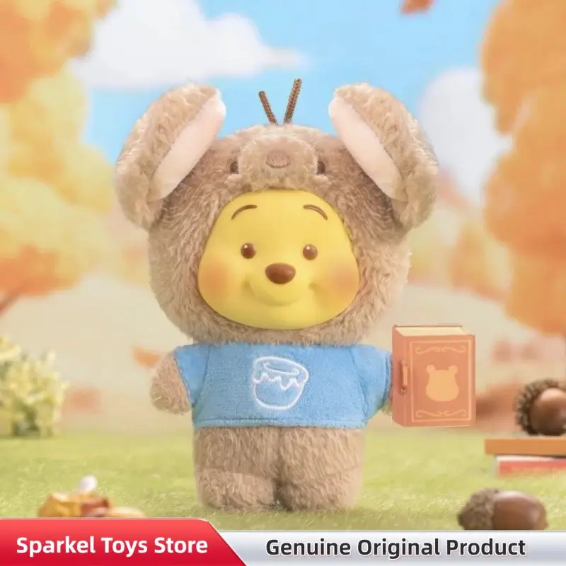 Genuine Winnie The Pooh Animal Storybook Series Blind Box Ornament Figurine Cute Vinyl Plush Pendant Dolls Mystery Box Toys Gift view 6