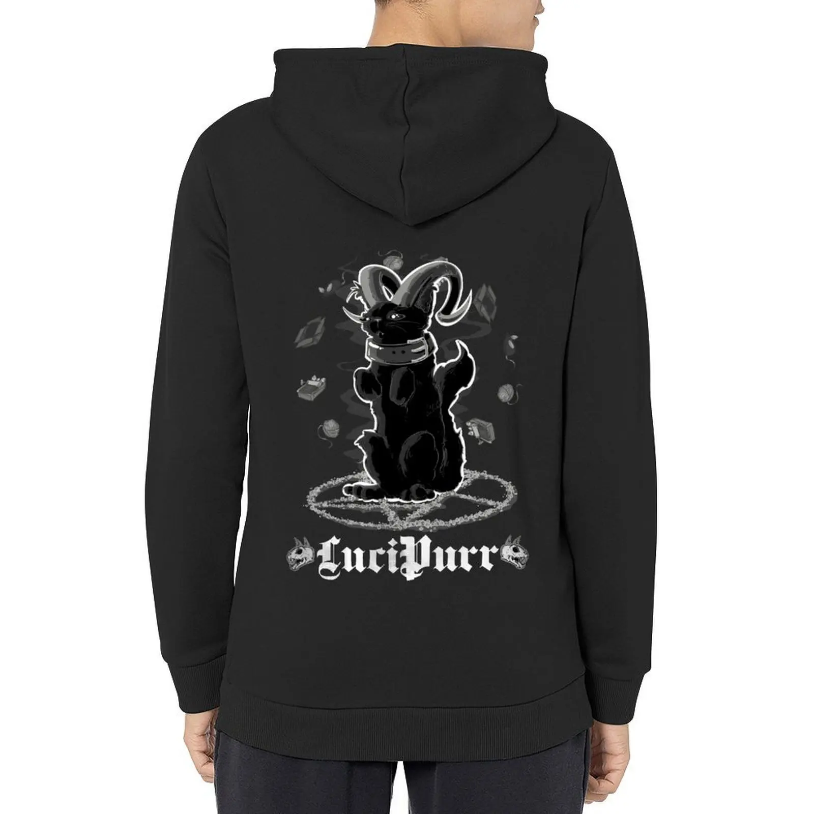 

LuciPurr II Fine Hoodie men's clothing graphic t shirts men autumn new products men clothes hoodies for men high quality