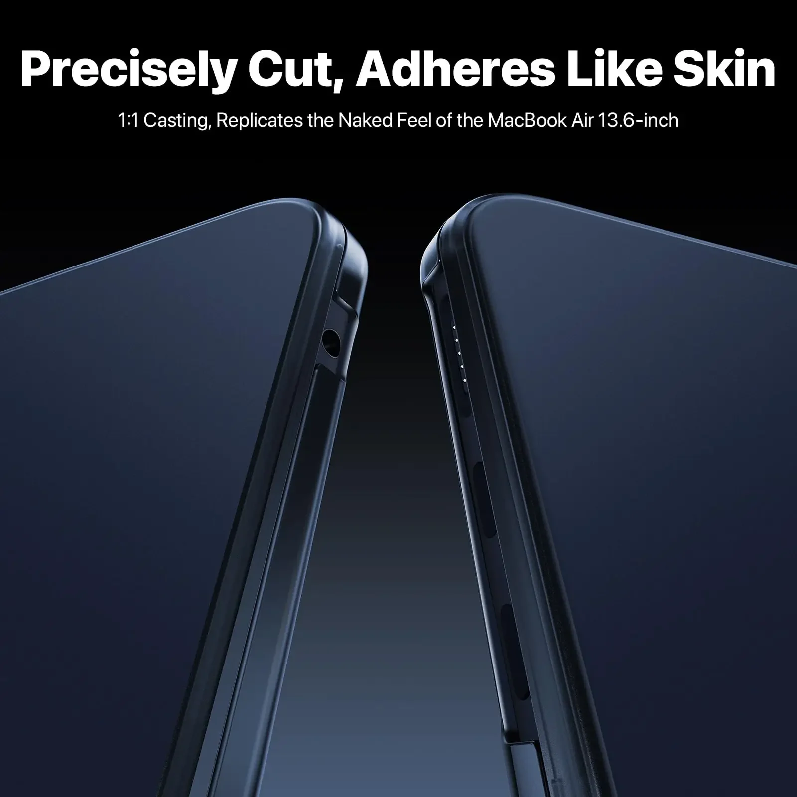 Capa para laptop adequada para MacBook Air 13,6 polegadas com chip M2 M3 Premium Slim Matte Case em A3113 A2681 (versão 2022 2023 2024)