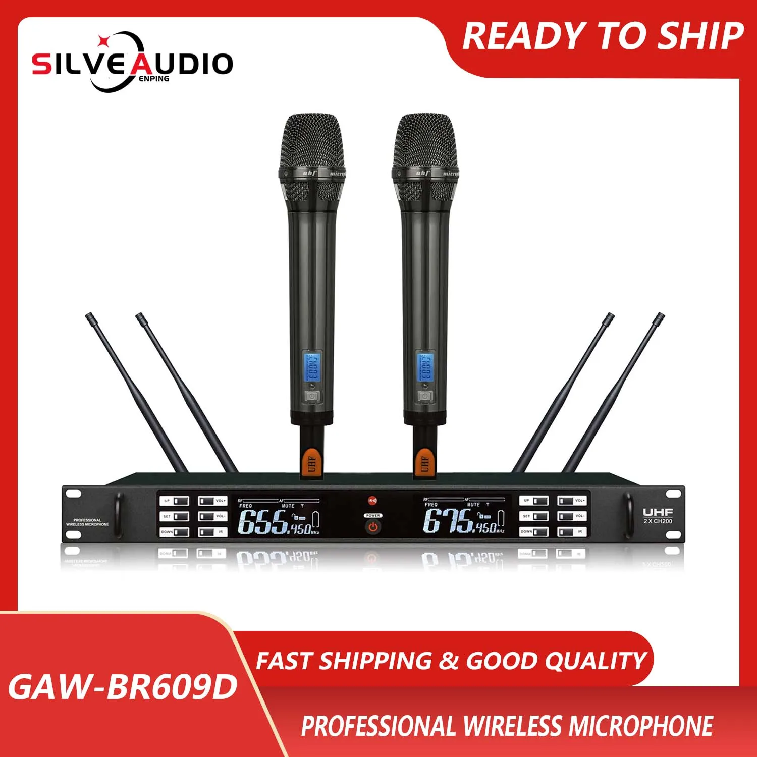 

GAW-BR609D New Design Wireless In Ear Monitor System With Great Price