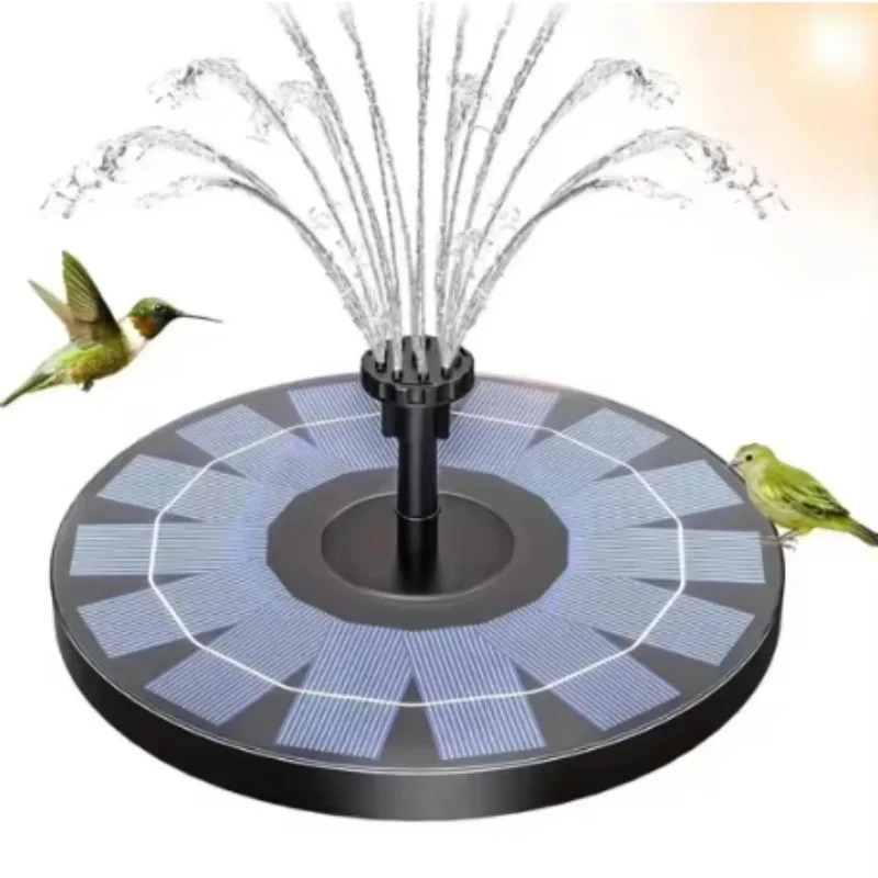 Solar small fountain Outdoor fish pond oxygenation circulation pump Landscape garden fountain