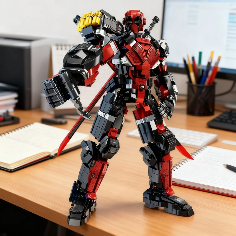 

Креативная серия моделей сборки блоков воина mecha, 2000+моделей роботов, рождественские подарки своими руками для взрослых и детей