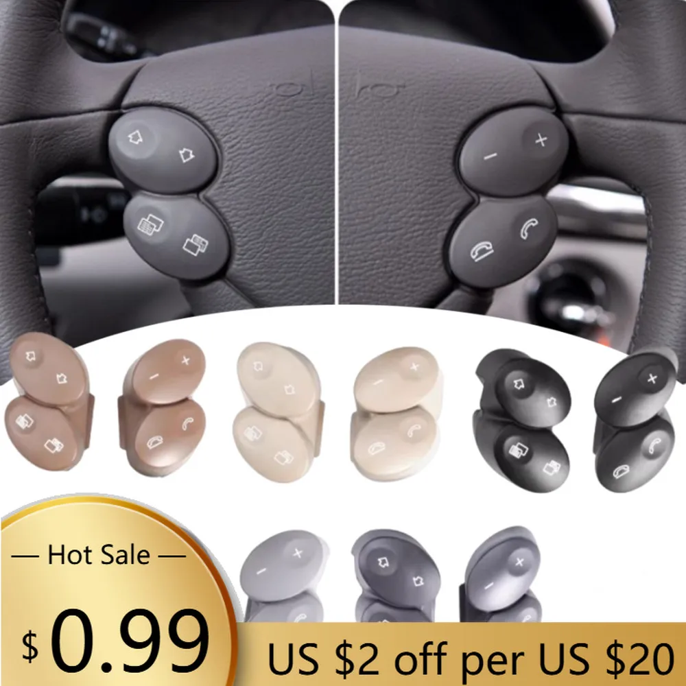 

Steering Covers Car Steering Wheel Switch Control Button Multi-function Switch Buttons For Mercedes Benz E G CLS CLK Class W21