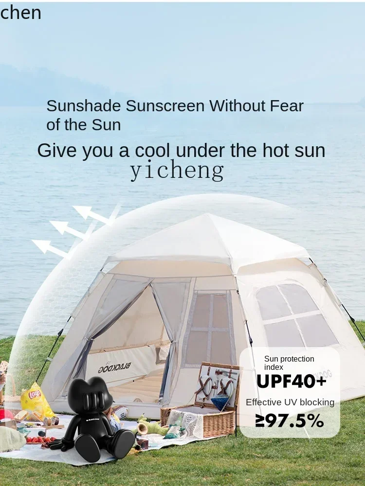ZMLtent outdoor camping automatic quick opening portable canopy camping overnight rainproof equipment