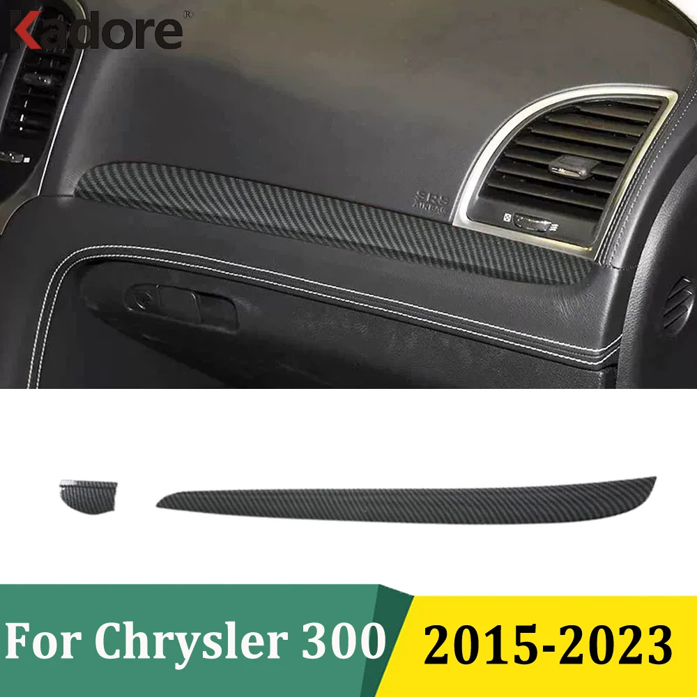 

Для Chrysler 300 2015-2023: Накладка на центральную консоль, декоративная панель, аксессуары для интерьера автомобиля