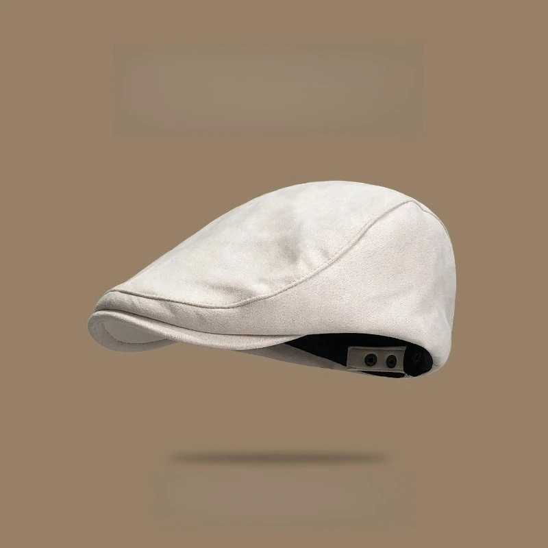 

Classic Soft Panama Beret Hat for Women Adjustable Vintage Newsboy Style Cap for Daily Casual Wear in Spring Fall