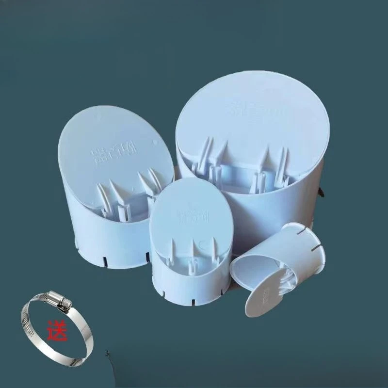 50/75/110/160mm Drain Pipe Floor Drains Sewage Pipe Large Displacement Anti Odor Anti-rat Cover Septic Tank Outdoor Pipe Valve