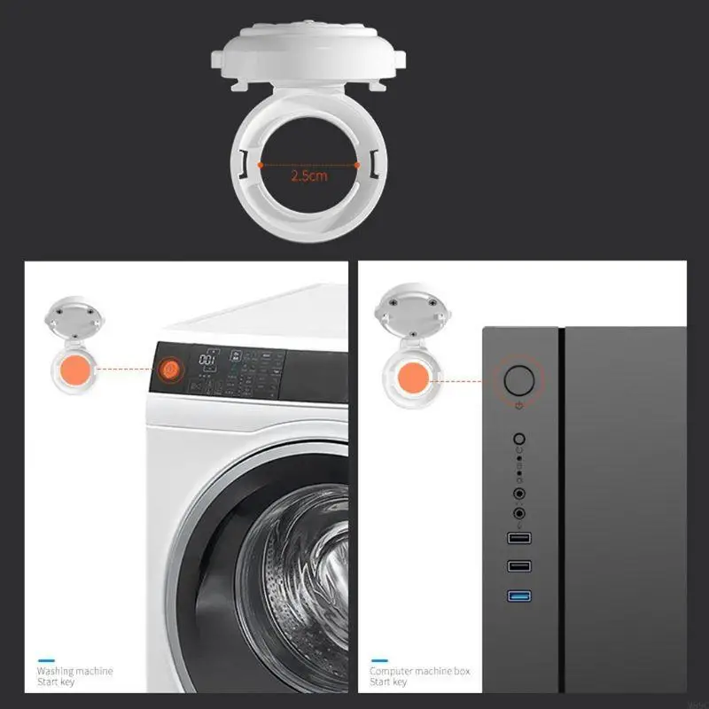 M89C Washing Machine Switch Cover for Toddler Safety Car Button Pad lock Lid Lock Protector Kid Safety Care