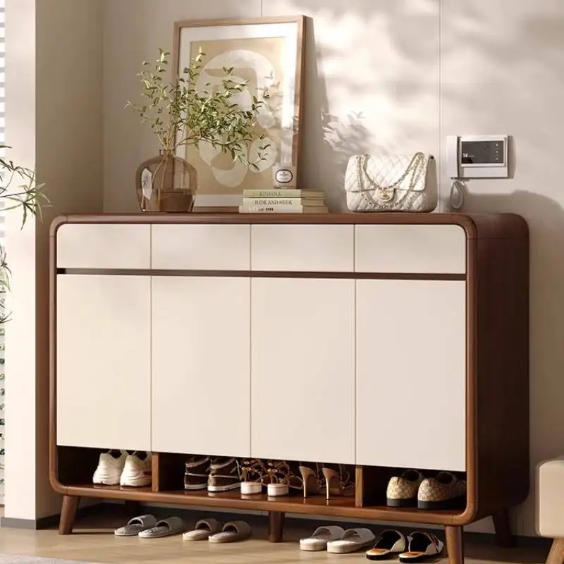 

Adjustable Dustproof Shoe Cabinet Vertical EntrywayWooden Modern Shoe Cabinet Storage Display Scarpiera Salvaspazii Furniture