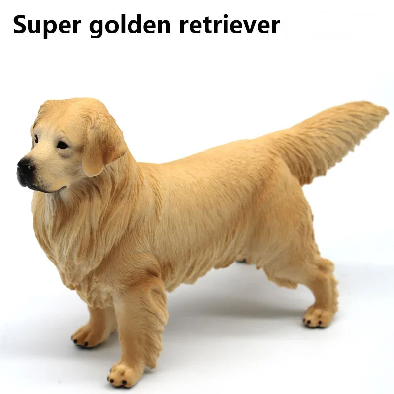 Educational Toy Gift for Kids – Realistic Simulation Golden Retriever Dog Model