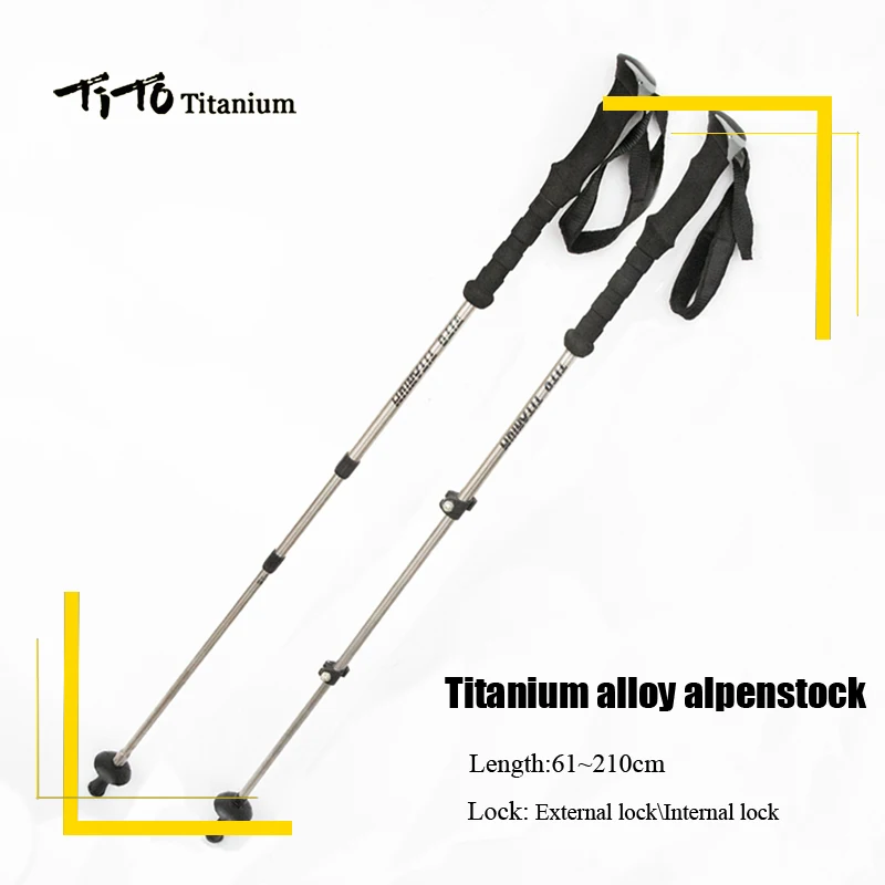 TiTo Gr.9 Nordic Walking Aluminiowa laska Alpenstock