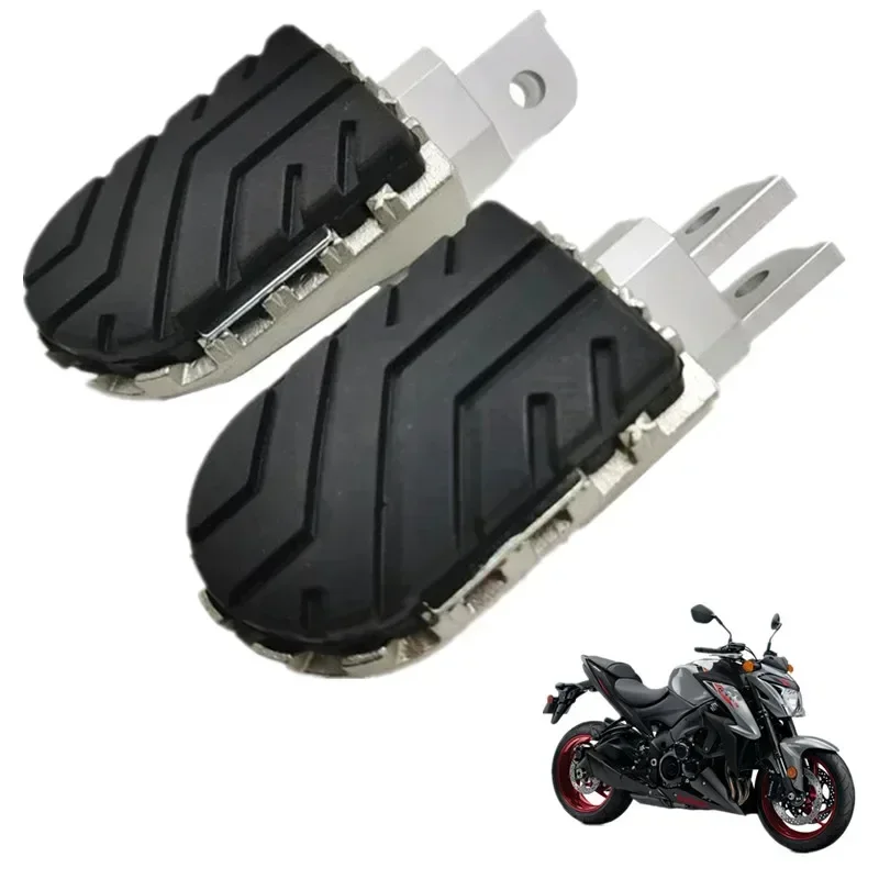 

FOR SUZUKI GSXS1000 GSXS 1000 GSX S1000 Moto Accessories Front Footpegs Foot Rest Peg