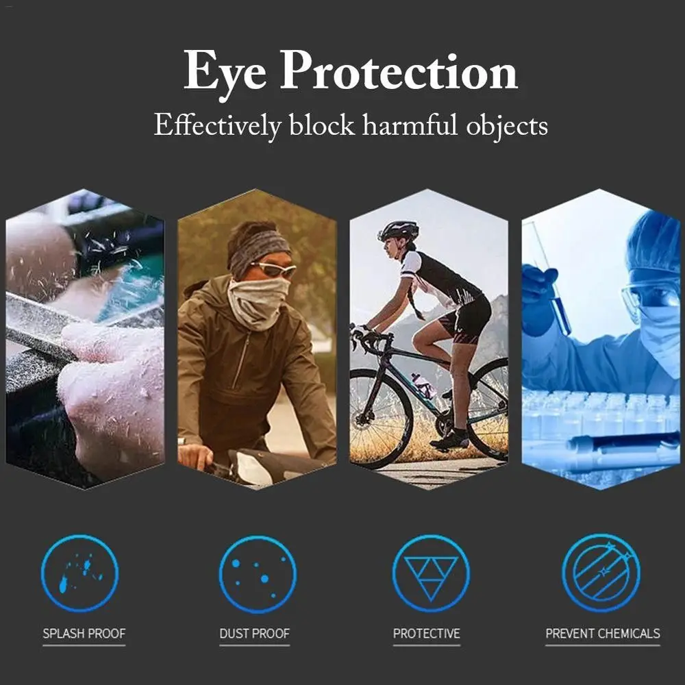 Anti-Splash Anti-pollen Outdoor Work Spectacles Anti-impact Cycling Protection Glasses Safety Goggles Eyewear Eye Protective