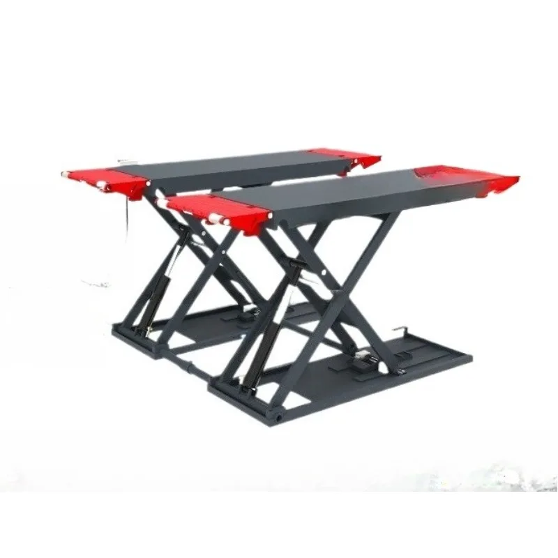 1.2-1 meters car lift landing gear small scissors ultra-thin mobile maintenance lifting platform