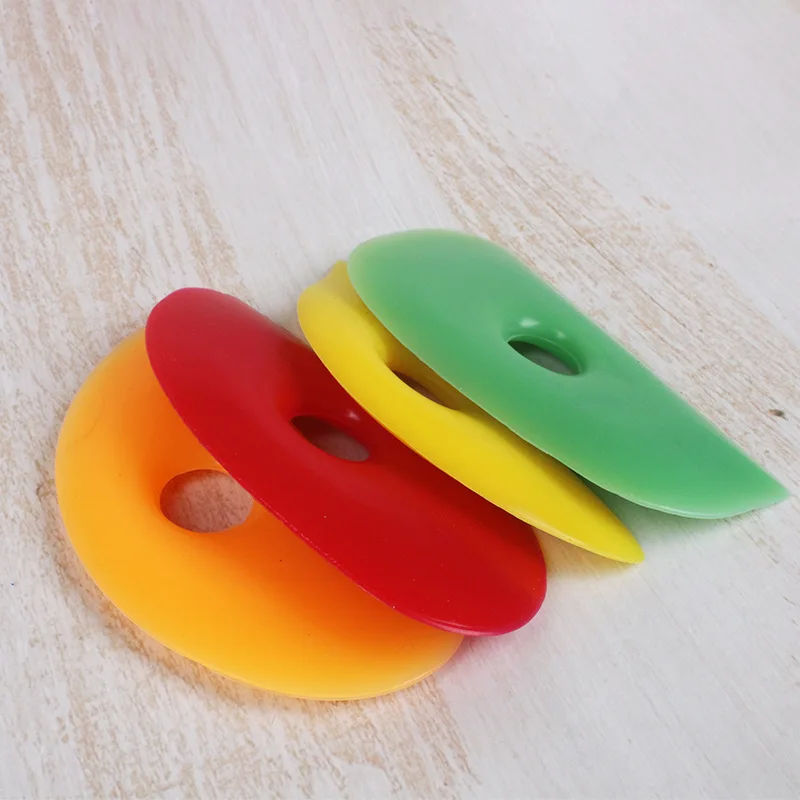 4 Stück weiche Gummirippen für Keramik, Ton, Silikon, Keramik, Werkzeuge für Heimwerker, glättet Formen, Bildhauerei, Keramik, Tonwerkzeug – Detail 6