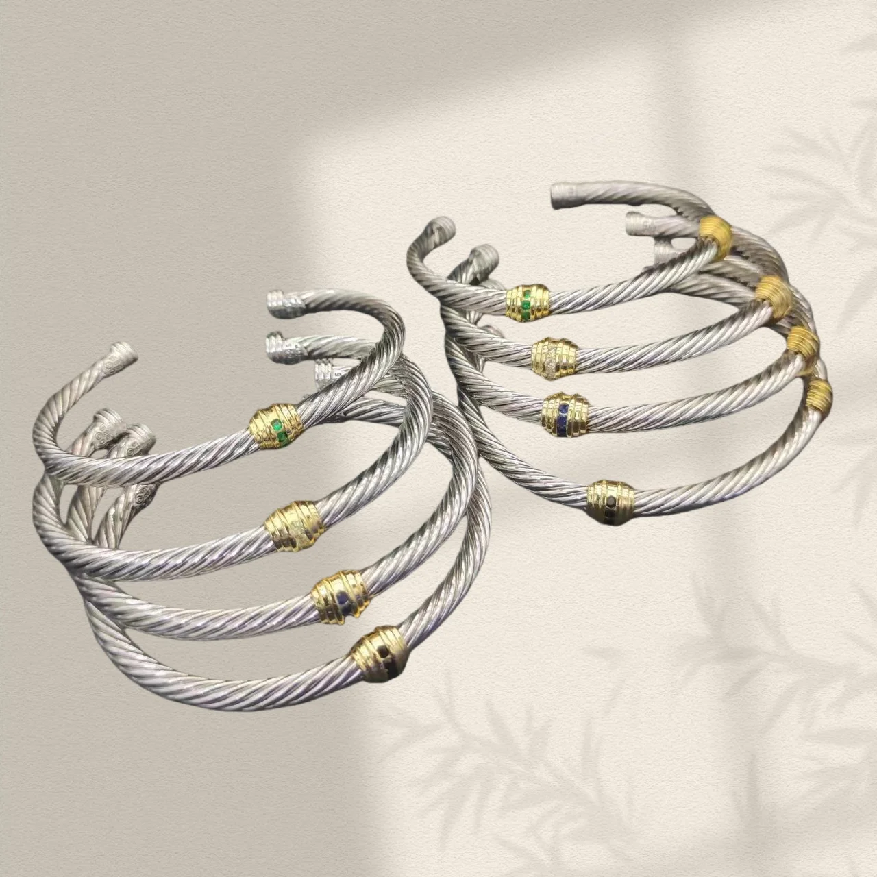 

YK 2025 new 4mm single bead with diamond bracelet neutral fashion trend classic retro personality luxury jewelry