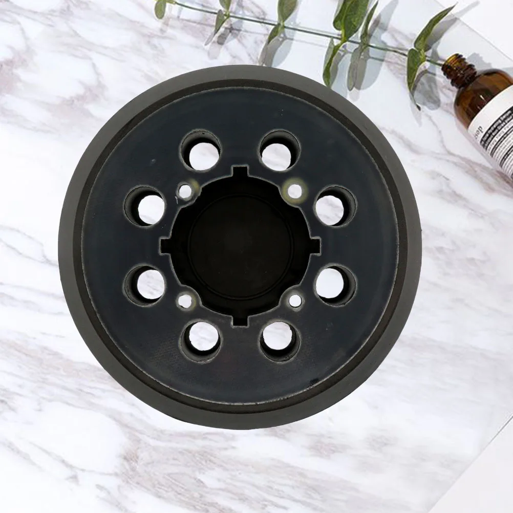 5 بوصة 8 حفرة قرص الطحن الكهربائي تلميع الصنفرة لوحة التنظيف الذاتي إزالة الغبار للصدمات دائم متوافق ل