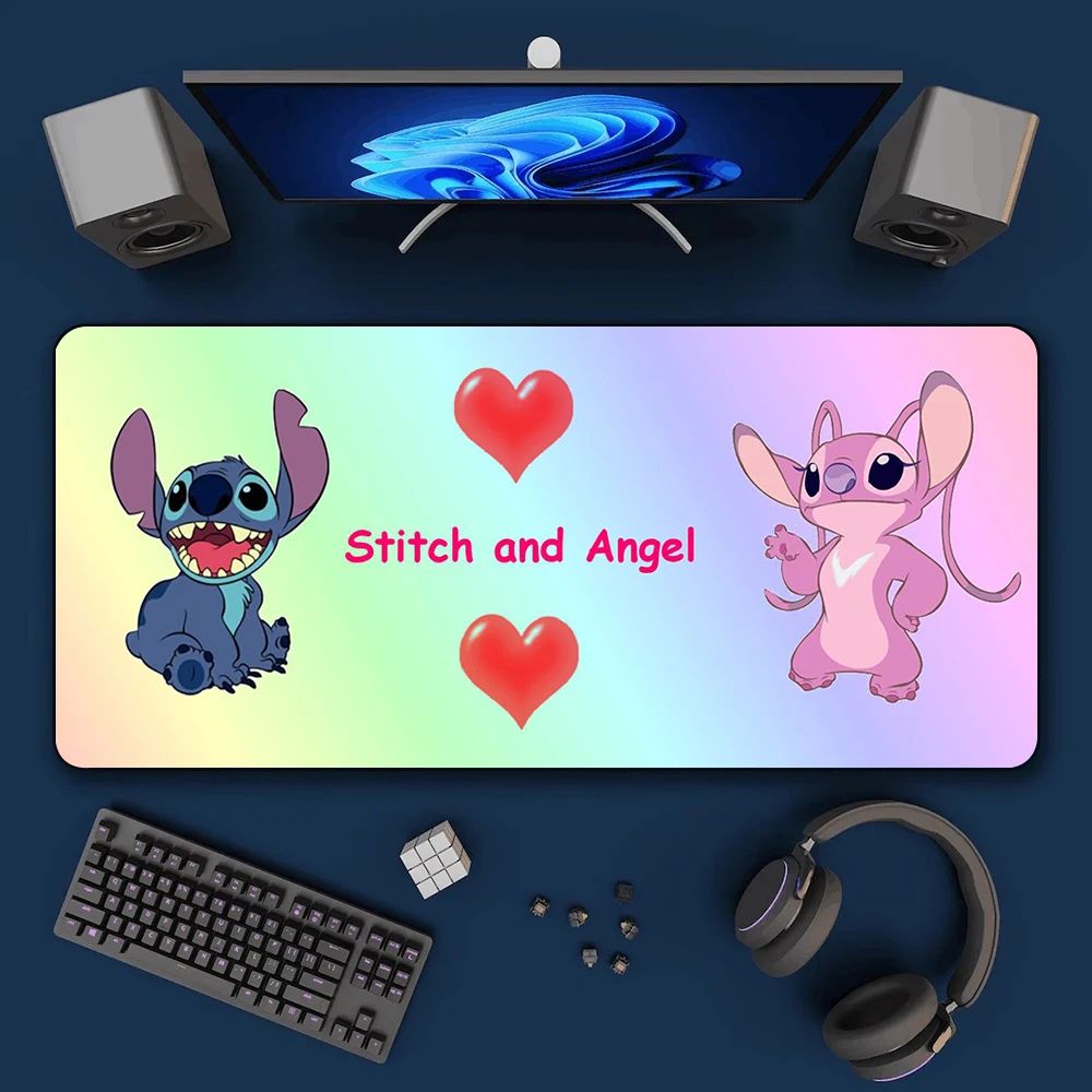 لطيف أنيمي غرزة بو الجلود ماوس HD الطباعة ألعاب الكمبيوتر قفل الحافة عدم الانزلاق ماوس الوسادة عالية الجودة مكتب ماوس الوسادة #4