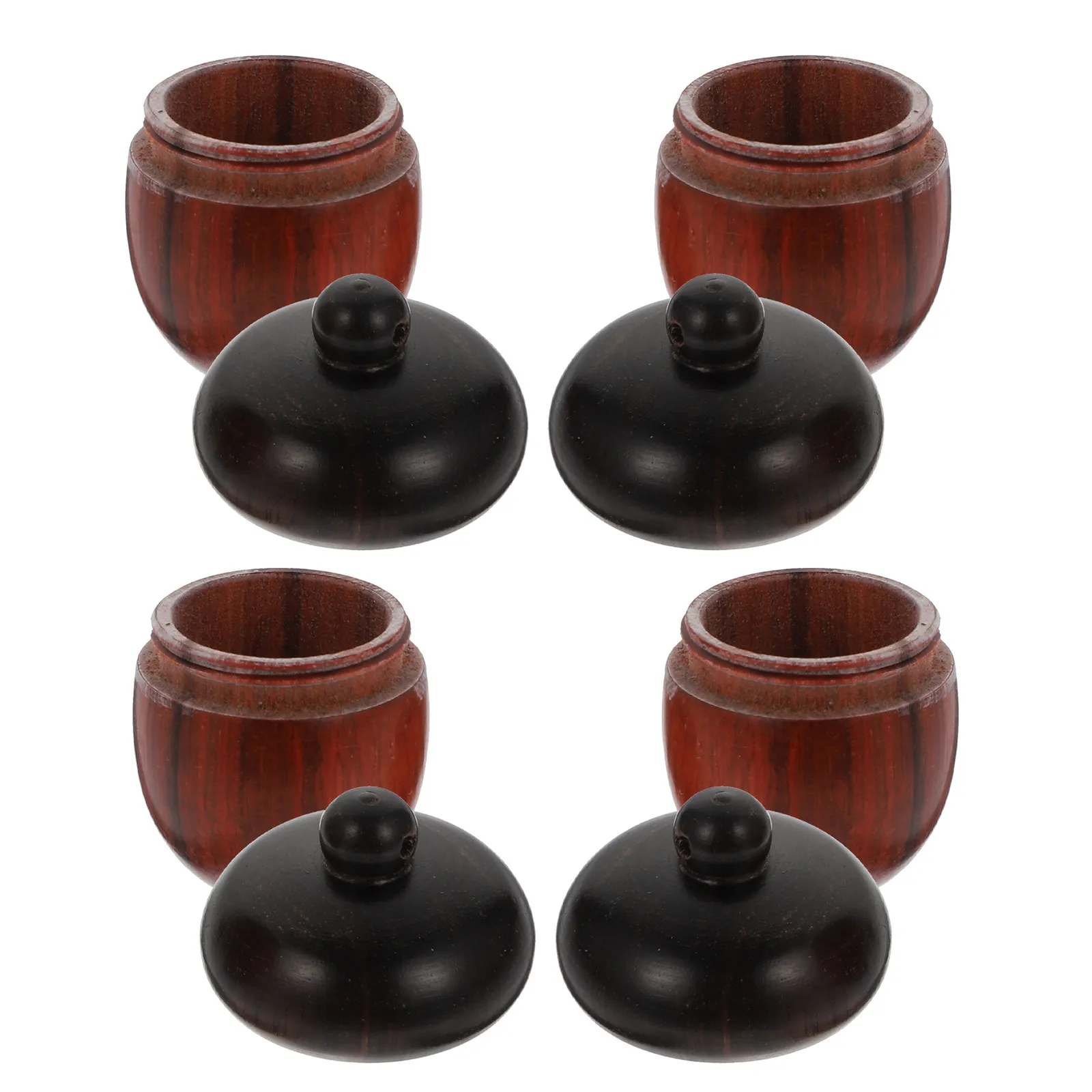 

Набор из 4 деревянных подвесок-желудей ручной работы, в форме орехов, с отверстием для подвешивания, для осеннего декора, Дня благодарения, для изготовления украшений своими руками