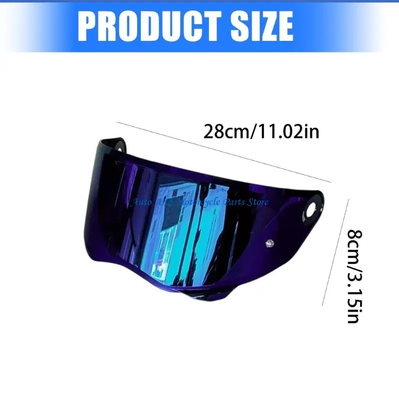 P9FD Antibeschlag-Motorradvisiere mit UV400-Schutz und einfachem Installationsprozess für Modell HJC V10 HJ41 – Detail 6