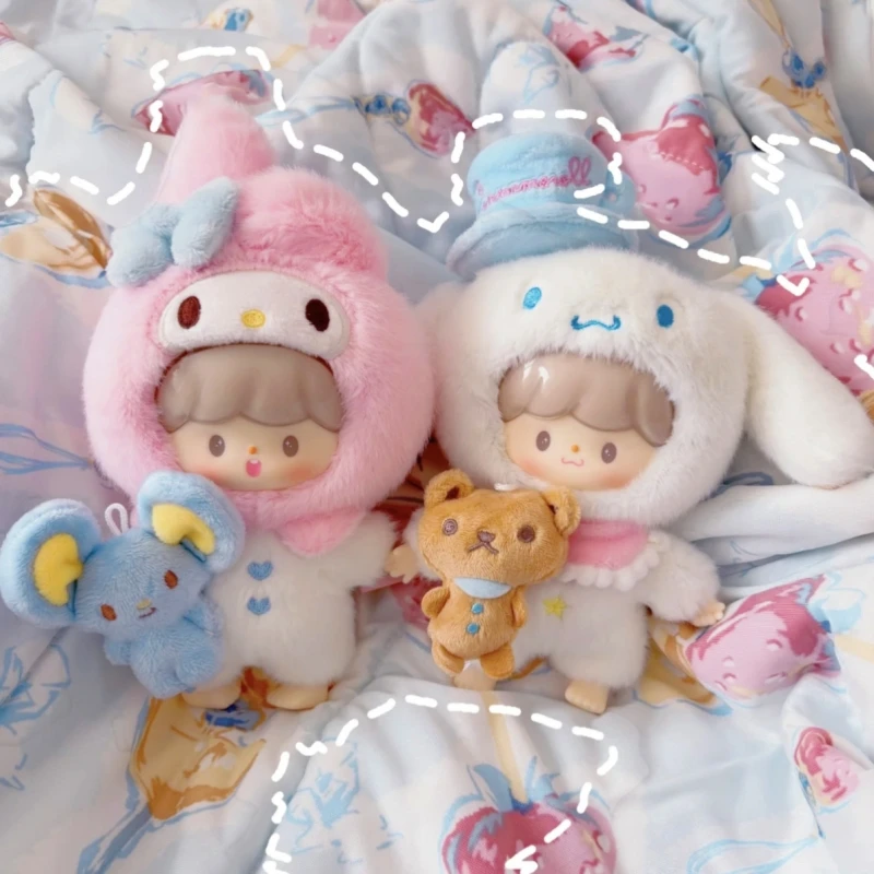 

Authentic Zhuo King Sanrio Family Youyou Lianmeng Series Vinyl Face Blind Box Trendy Toys Mysterious Box Customized Girl Gifts