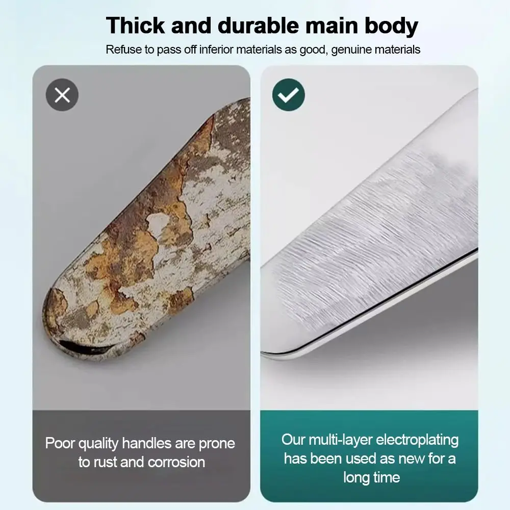 

New Universal Faucet Handle Thicken Silver Dish Basin Handle Quick Open Valve