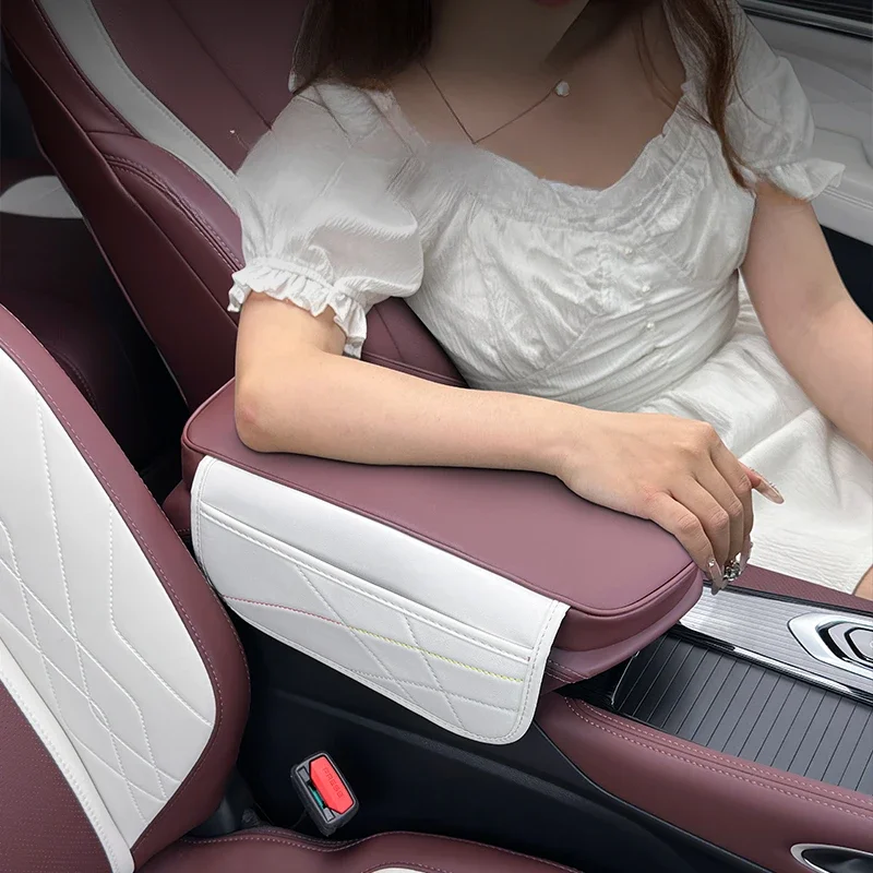 Armrest Box Pad Height Increase Armrest Protective Cover Storage Organizer Interior Accessories For Geely Monjaro 2023 2024 2025