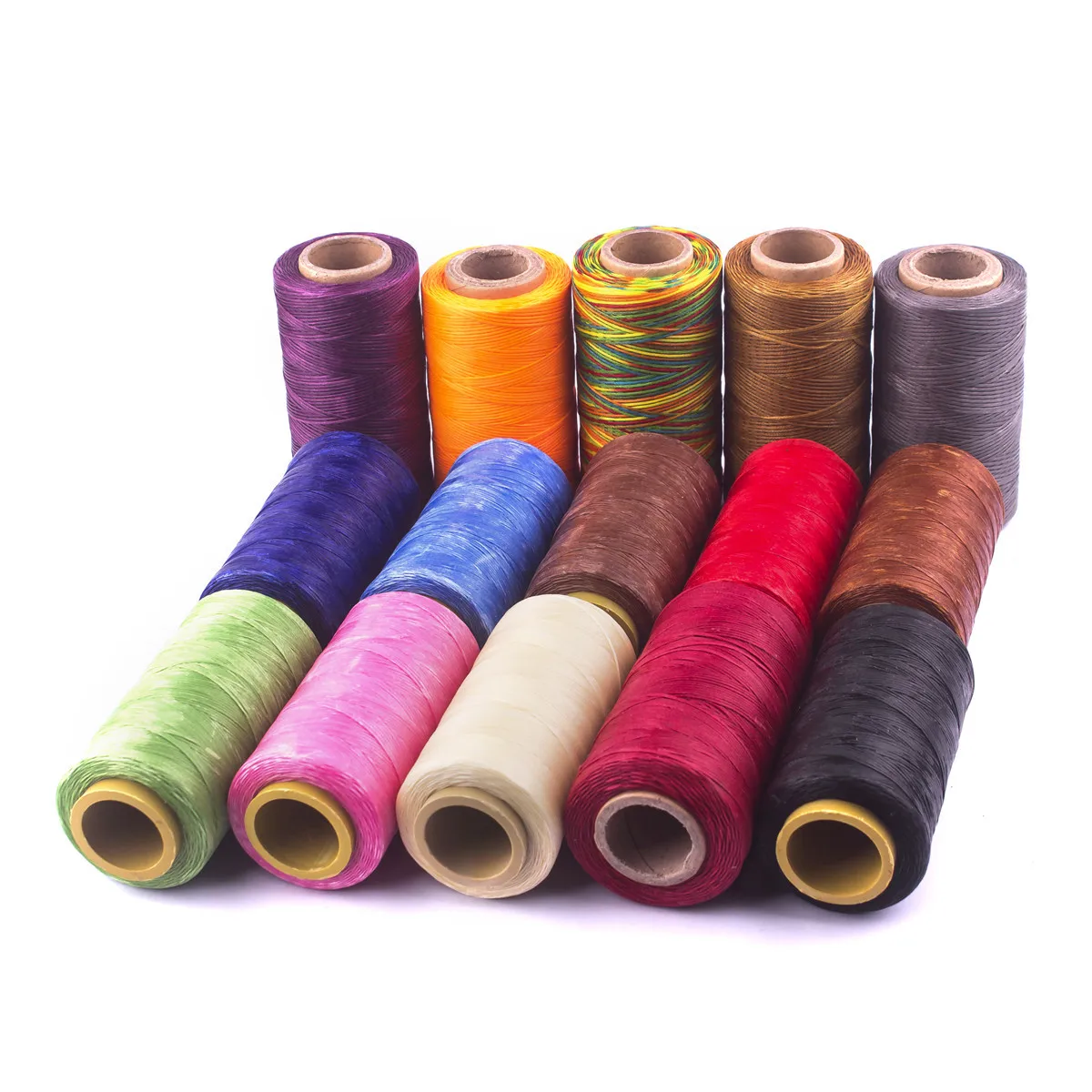 150D 1mm Leather Waxed Thread Cord 260M for DIY Tool Hand Stitching Durable Cordage Ties for Crafting And Sewing