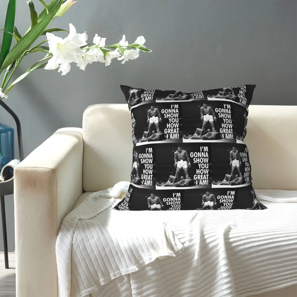 I'm Gonna Show You How Great I Am Square Pillowcase Pillow Cover Cushion Decor Comfort Throw Pillow for Home Car
