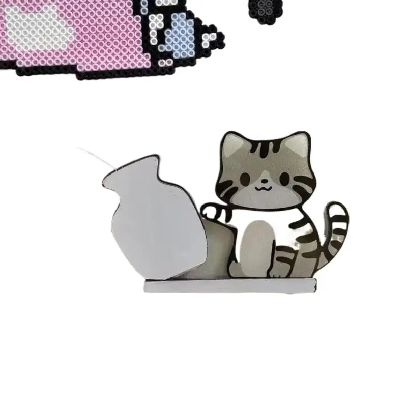 Unique Cat Vase Refrigerator Magnet, functional pet whisker memorial box, decorative fridge ornament and warm souvenir gift for