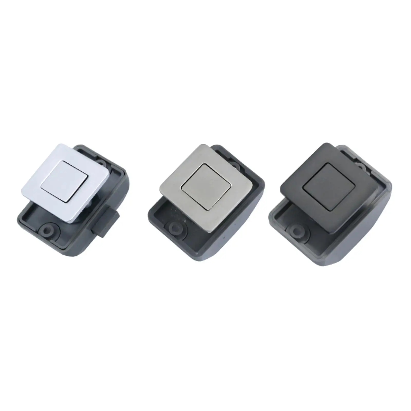 

Push Button Latch Lock,Furniture Hardware,Square,Professional,Sturdy,Cabinet Latch Campers Car Push Button Lock for Drawer