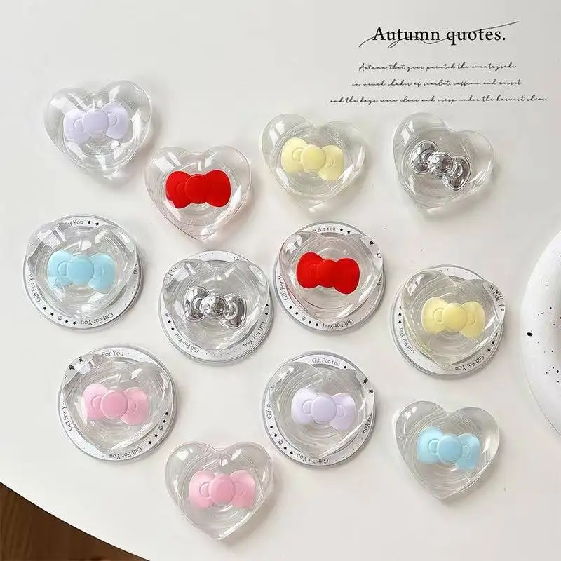 

Держатель для телефона Ins New Love Bow с магнитом и опциями подушек безопасности для iPhone и Samsung, держатель Griptok, держатель гнезда Gripog