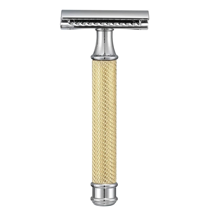 ใหม่มีดโกนความปลอดภัย Mens พับโกนหนวด Double Edge Classic เครื่องโกนหนวดความปลอดภัยมีดโกนผู้ชาย