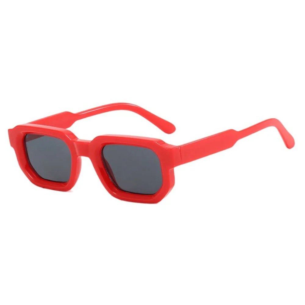 Vintage kleine frame vierkante zonnebril Punk vierkante dameszonnebril Luipaardprint UV400 Retro-bril Unisex